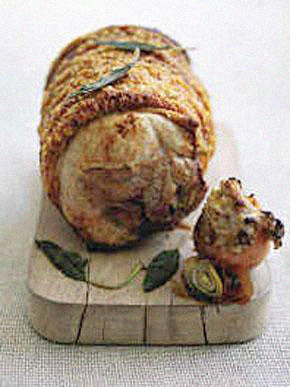 Rolled pork leg